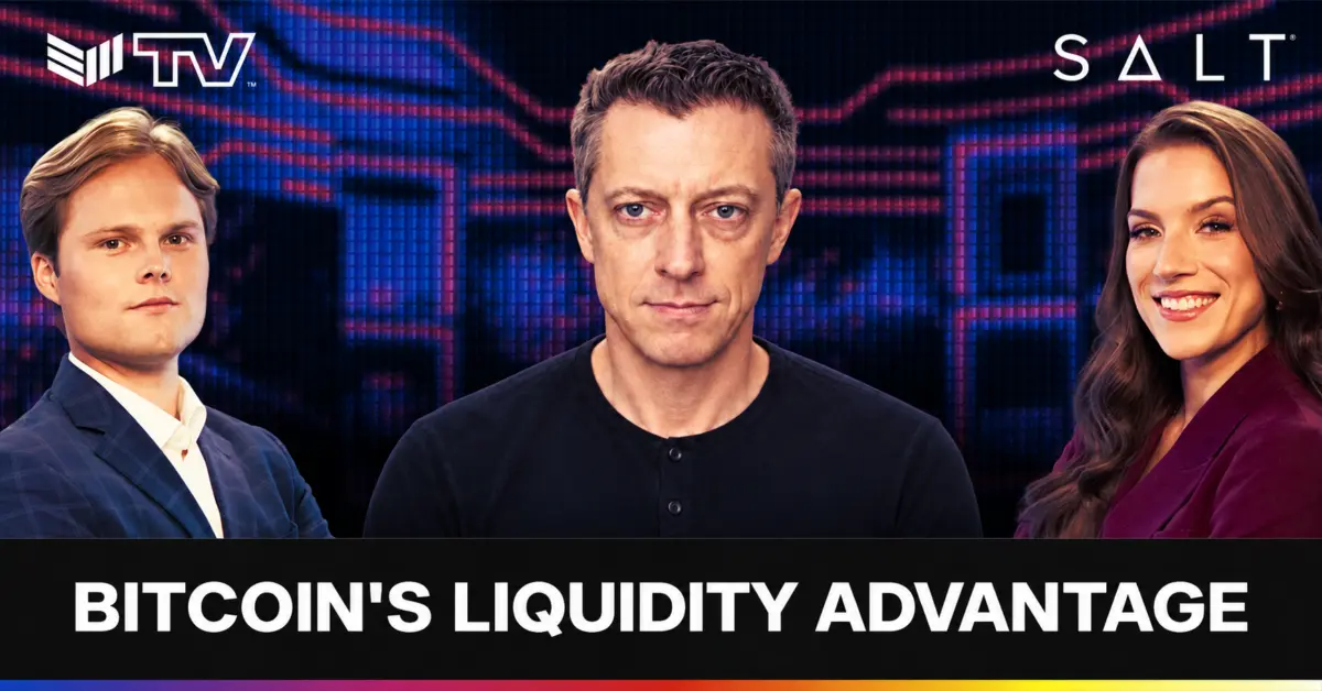 Institutional FOMO and Liquidity: Why Bitcoin’s Portability Sets It Apart From Gold, Says SALT Lending CEO