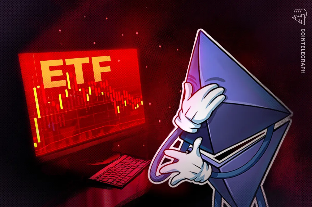US Spot Ether ETFs Suffer Record $1.08 Billion October Outflows as Bitcoin Funds Cool Down